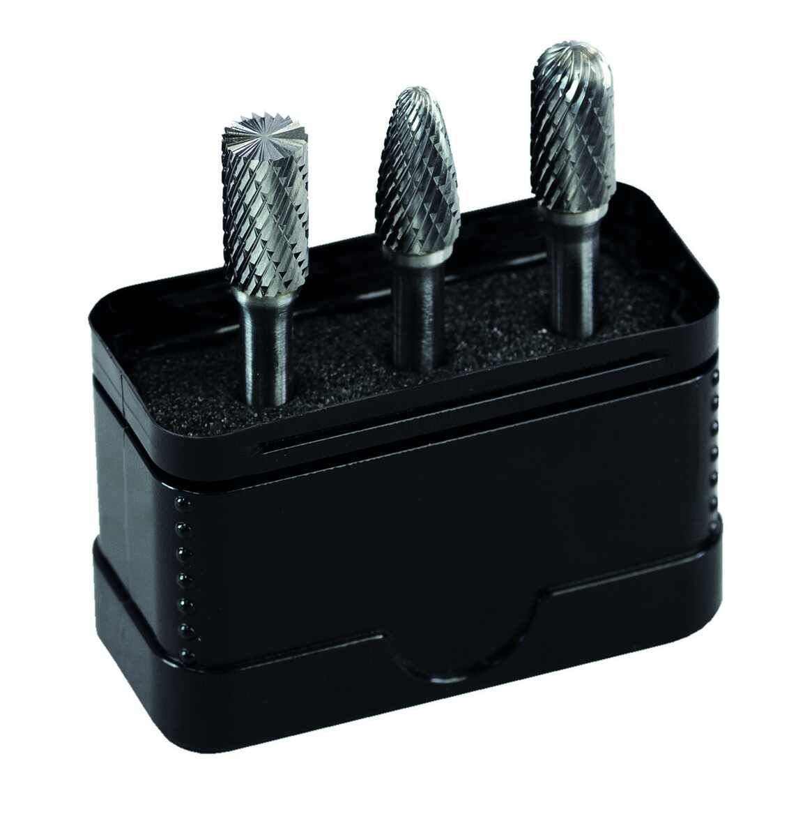 HM Frässtifte-Set, 3tlg. in Kunststoffpack Form B,
