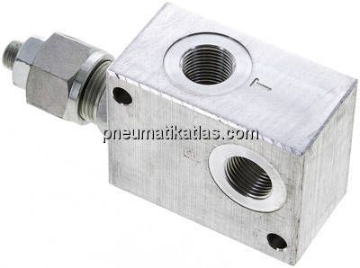 Druckbegrenzungsventil G 3/8", max. 50 bar, max. 30 l/min