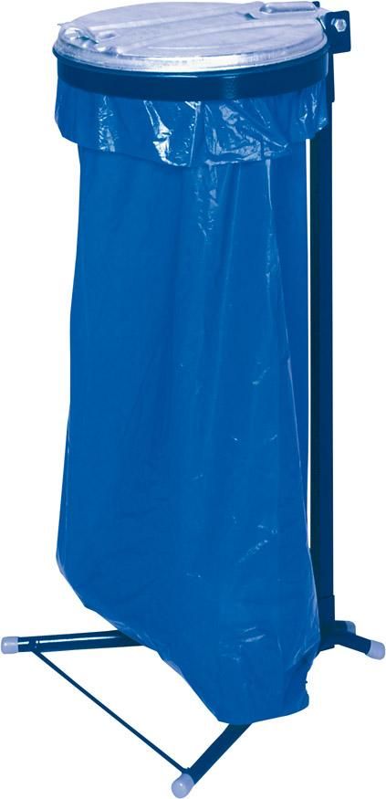 Abfallsammler 120 l blau 4 Standfüße ME-Deckel VAR