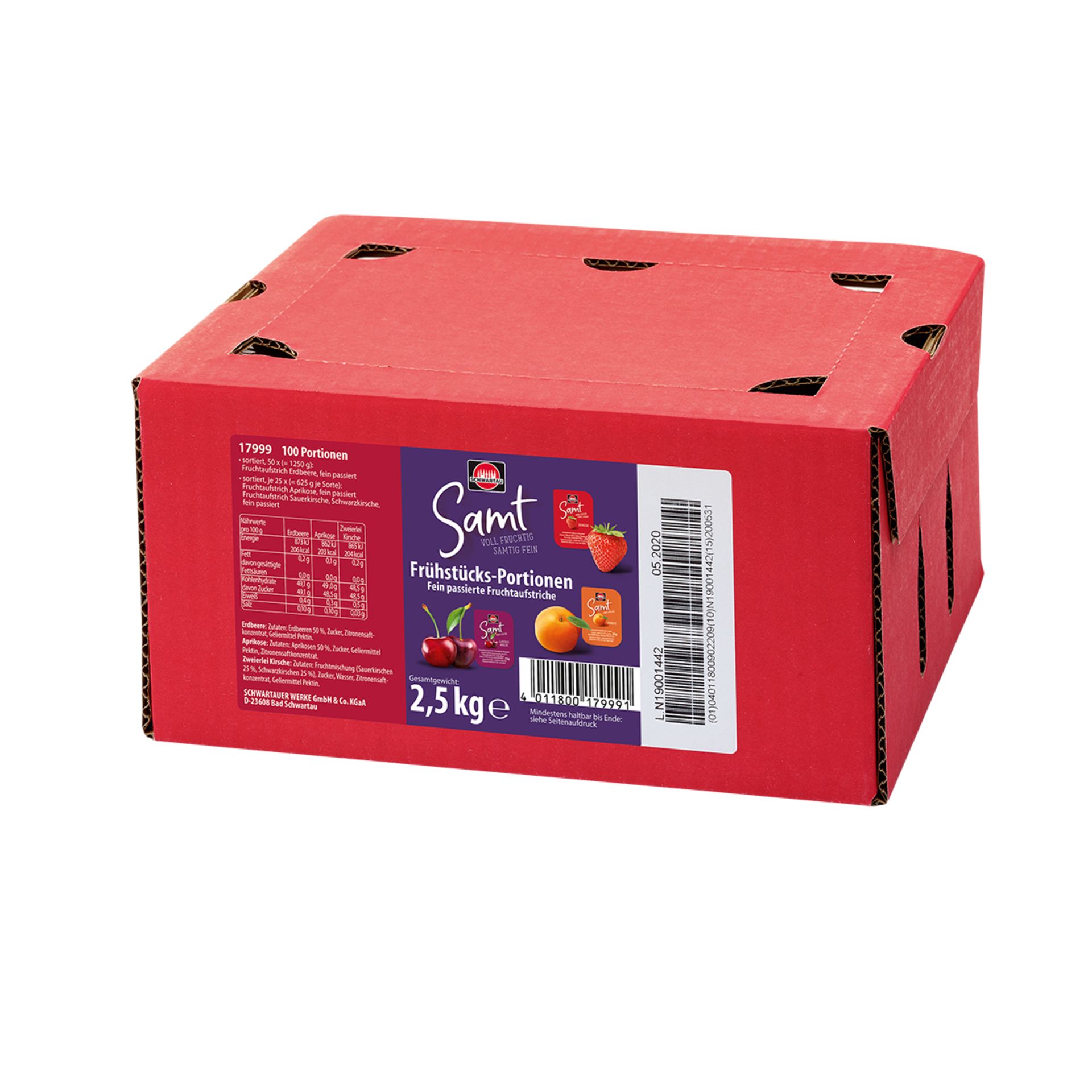 Konfitüre Samt 25g 100St
