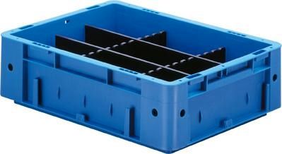 Unterteiler anthrazit L1150xH120xS10mm VE 10 Stk. individuell zuschneidbar