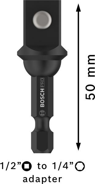 Bosch PRO Socket Adapter mit Kugelverbindung
