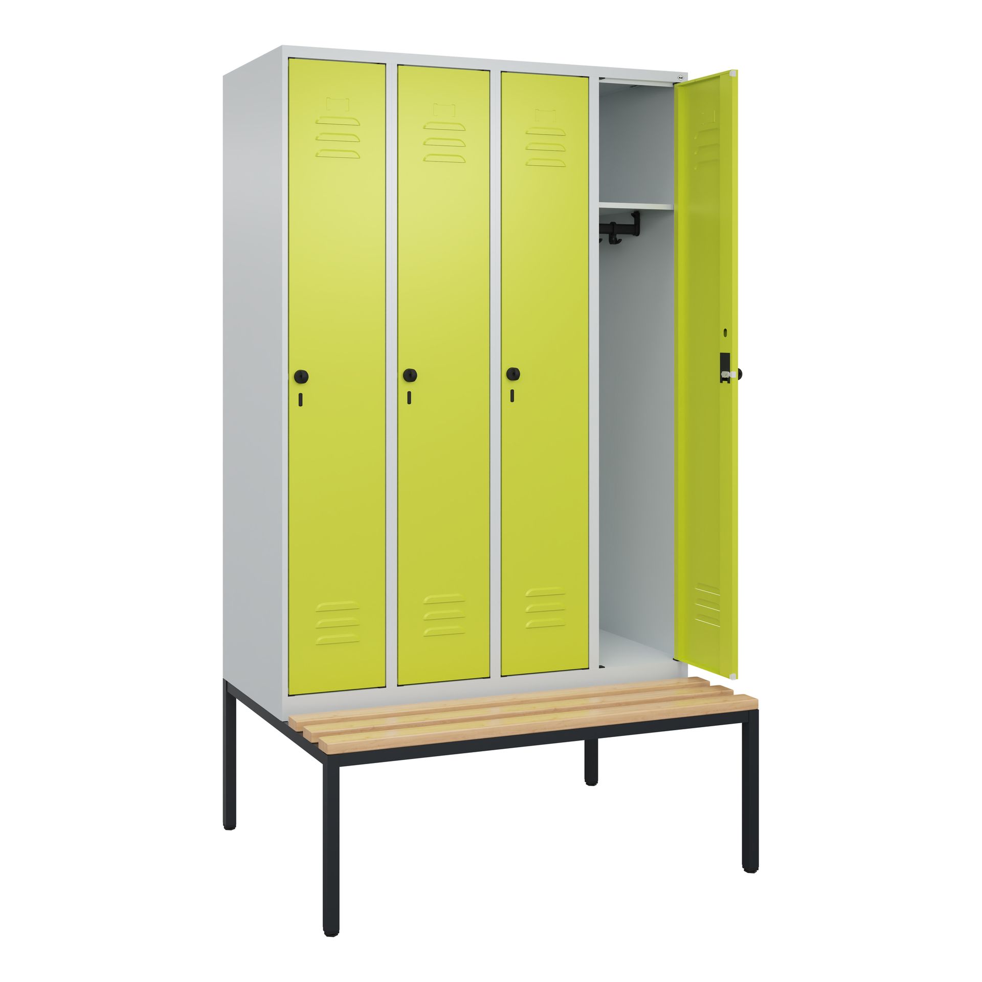 Spind Classic PLUS 4Abt 2120x1200x815 lgr/cgn | K5539857