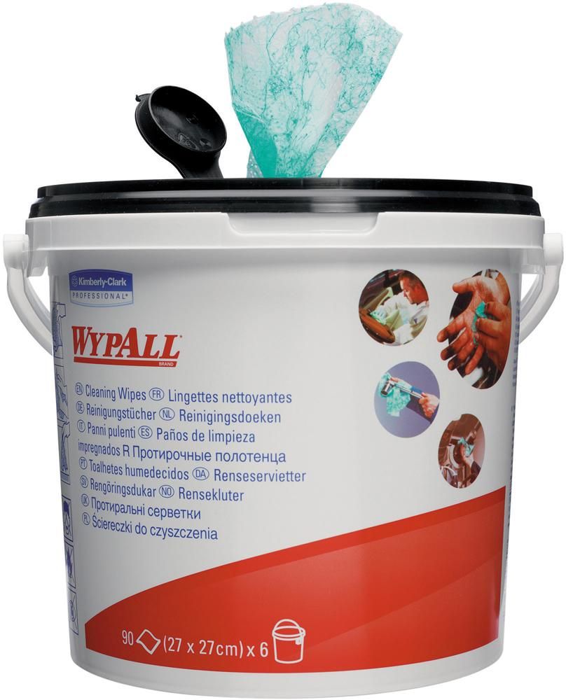 WYPALL Reinigungstücher 27x27cm, Eimer a 90Tücher