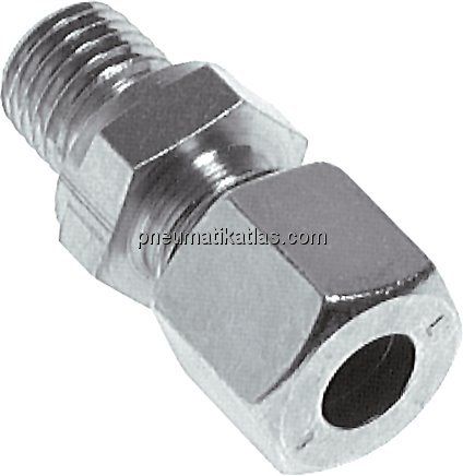 Gerade Schneidringverschr. R 1/8"-4 LL (M8x1), Stahl verzinkt