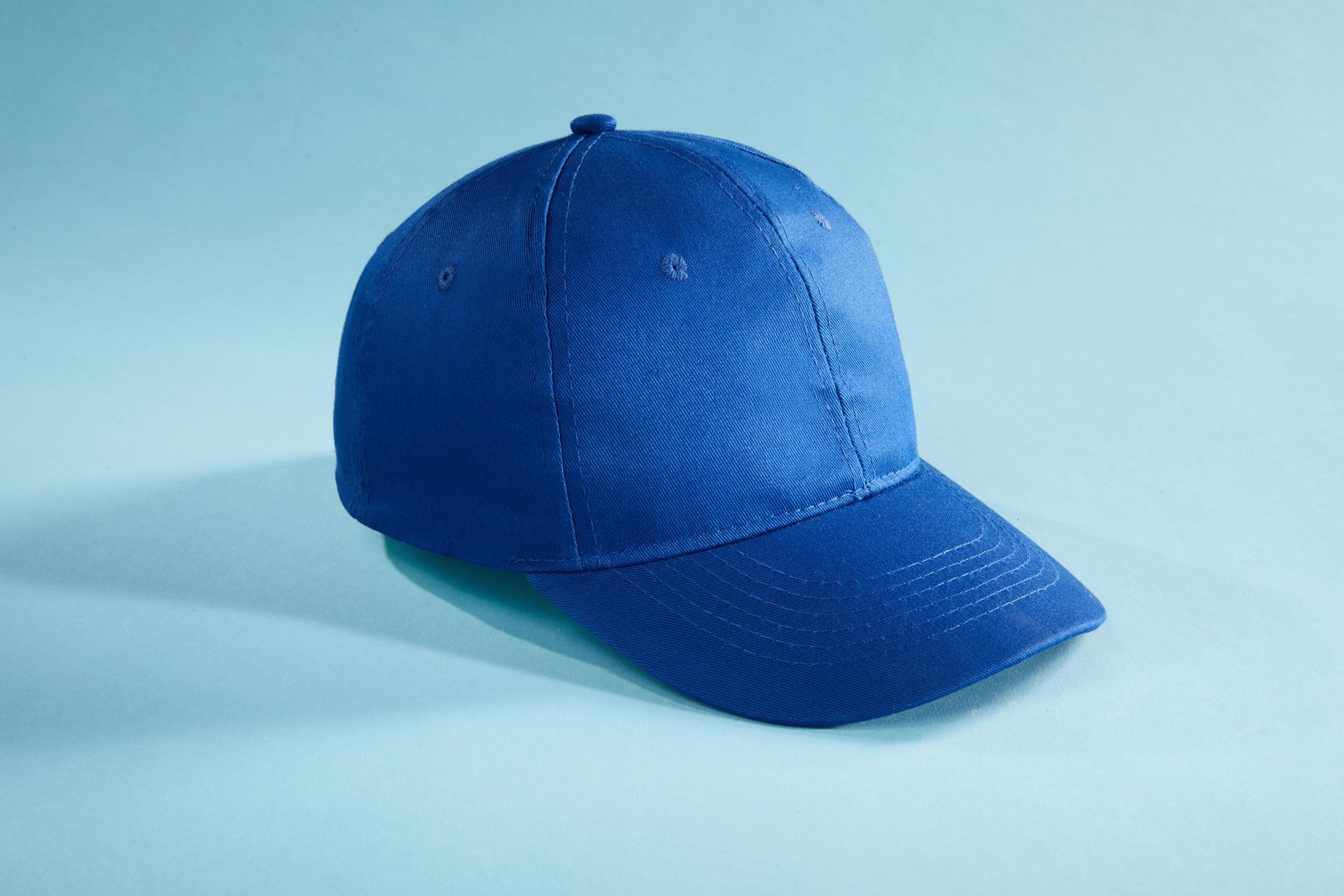 6 Panel Cap mit ungebürsteter Oberfläche