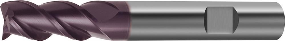 Schaftfräser lang DIN6527VHM TiALN Z3 45Grad 3mm FORMAT