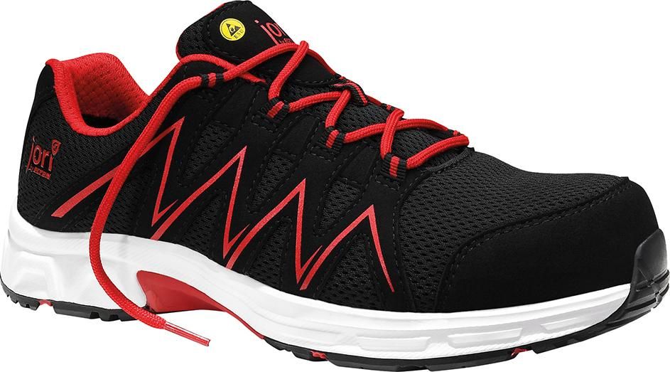 Halbschuh SPEEDY black-red Low ESD S1P, Gr. 36 Jori