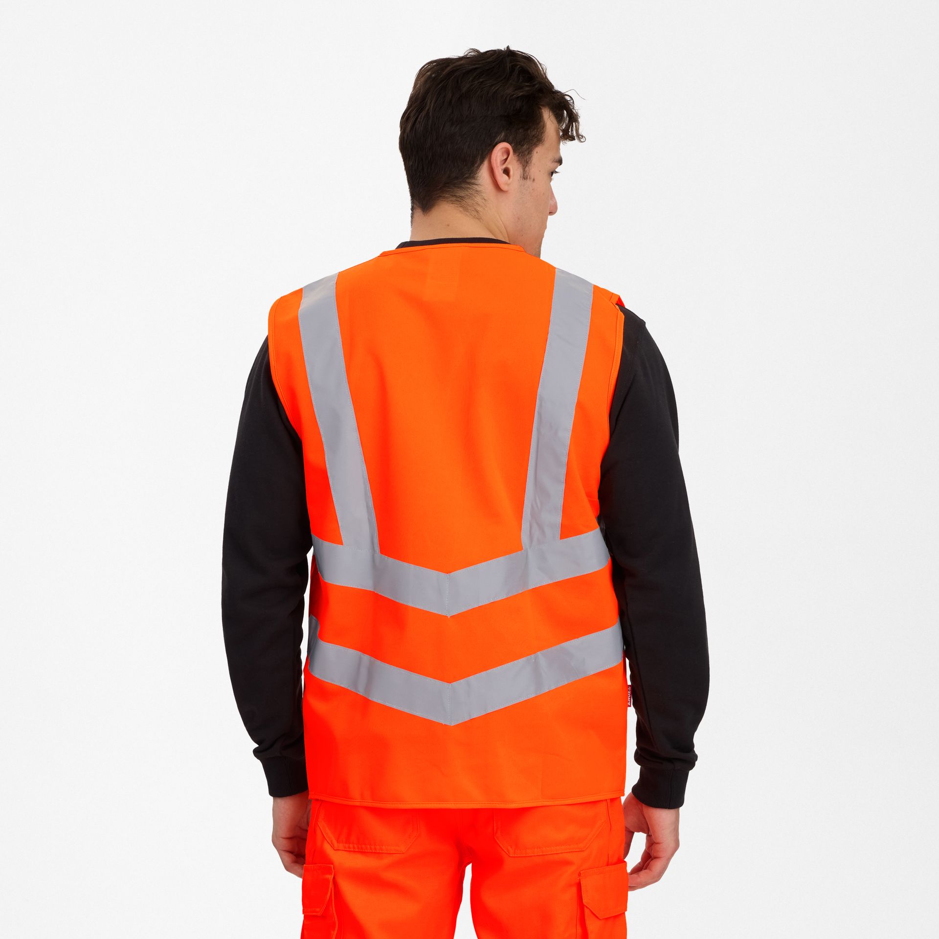 Safety Verkehrsweste Hi-vis Orange, Gr. XS/S