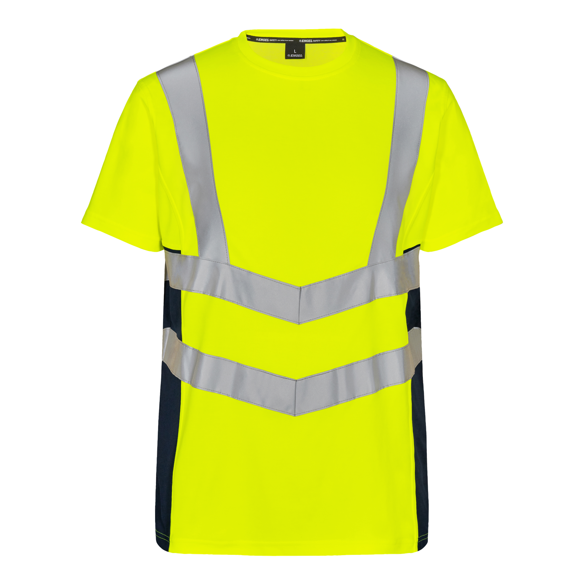 Safety T-Shirt Gelb/Blue Ink, Gr. 4XL
