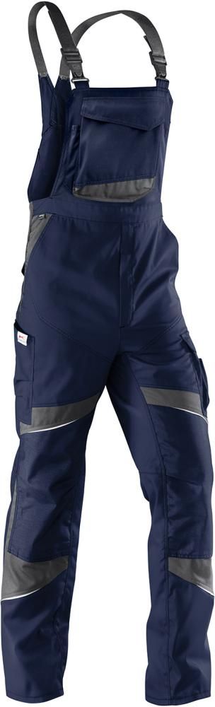 Latzhose ACTIVIQ high, Gr. 28, dkl.blau/anthr.