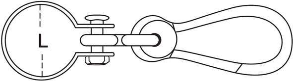 Art.19M Schaukelhaken zn 19M/50