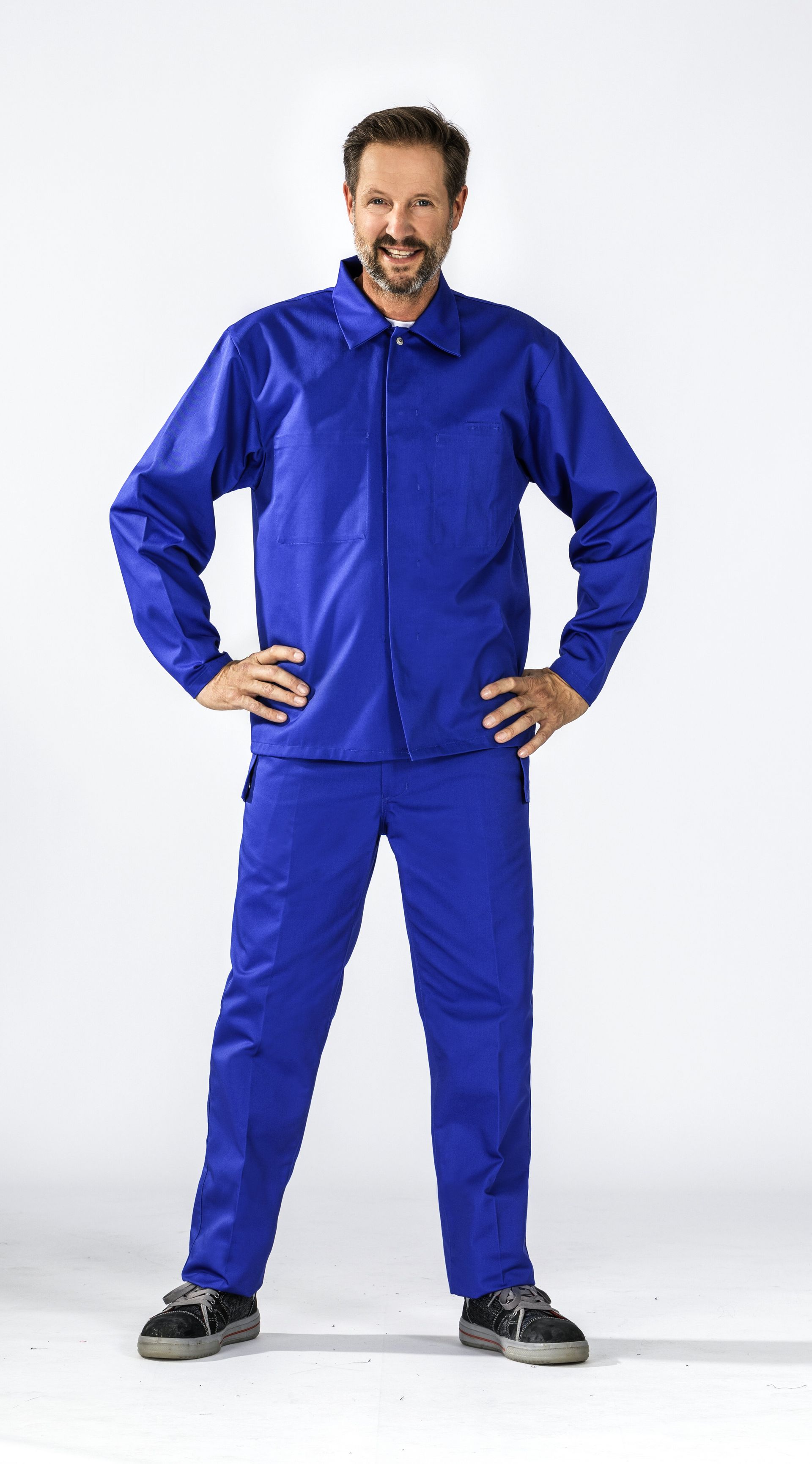 Planam Herren Jacke Food kornblumenblau Gr. 42