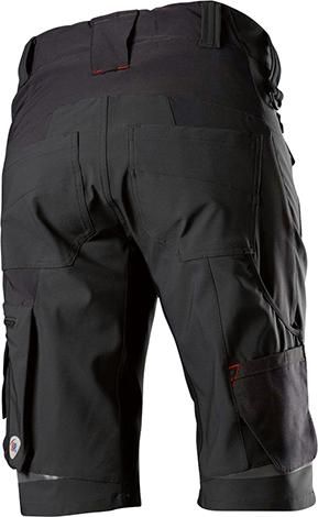 Stretch-Short 1863-620, schwarz, Gr.44n BPlus Logo Stretch