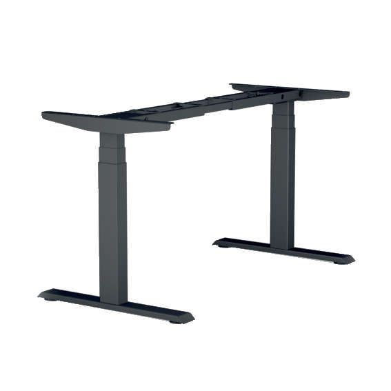 TOPFORM Tischgestell 3D Plus mit Memory Einheit - 640-1290 mm, RAL 7016, Anthrazit,