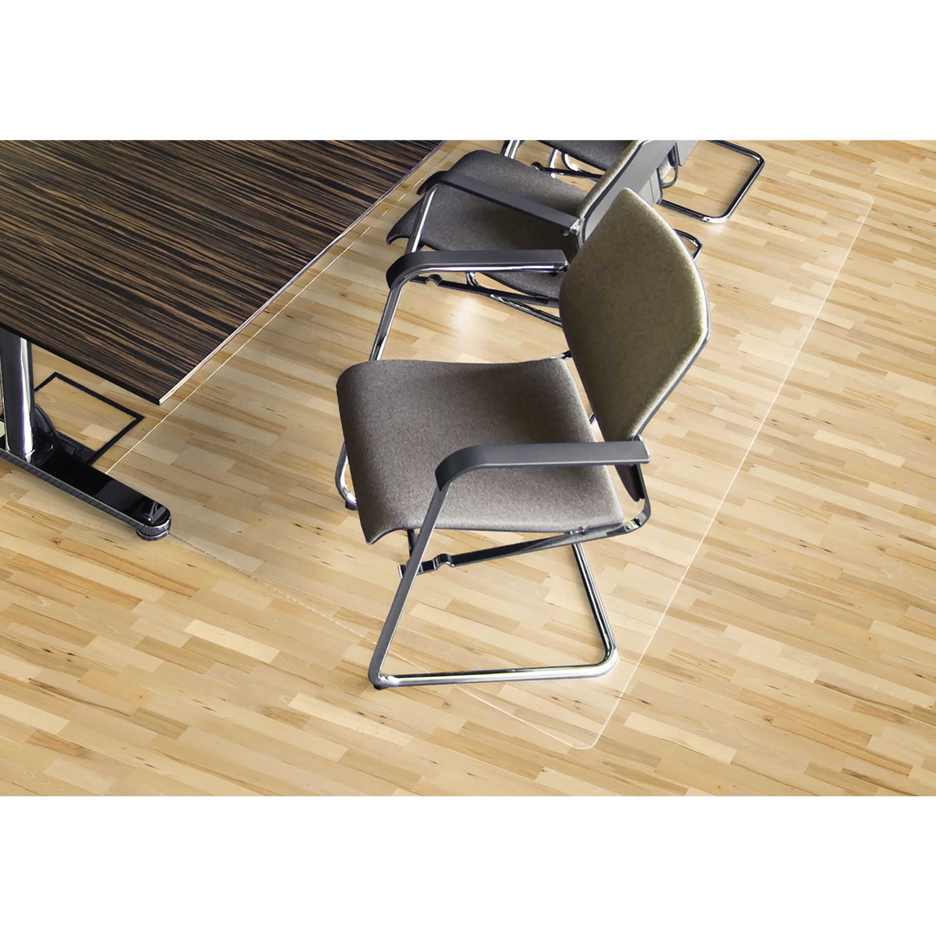 Bodenschutzmatte Form O 150x120cm für Hartböden