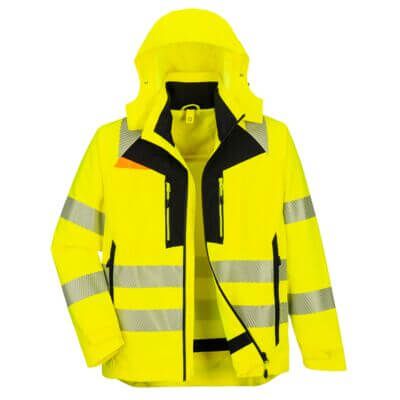 Portwest DX4 Warnschutz-Jacke, Gelb, Gr. XL
