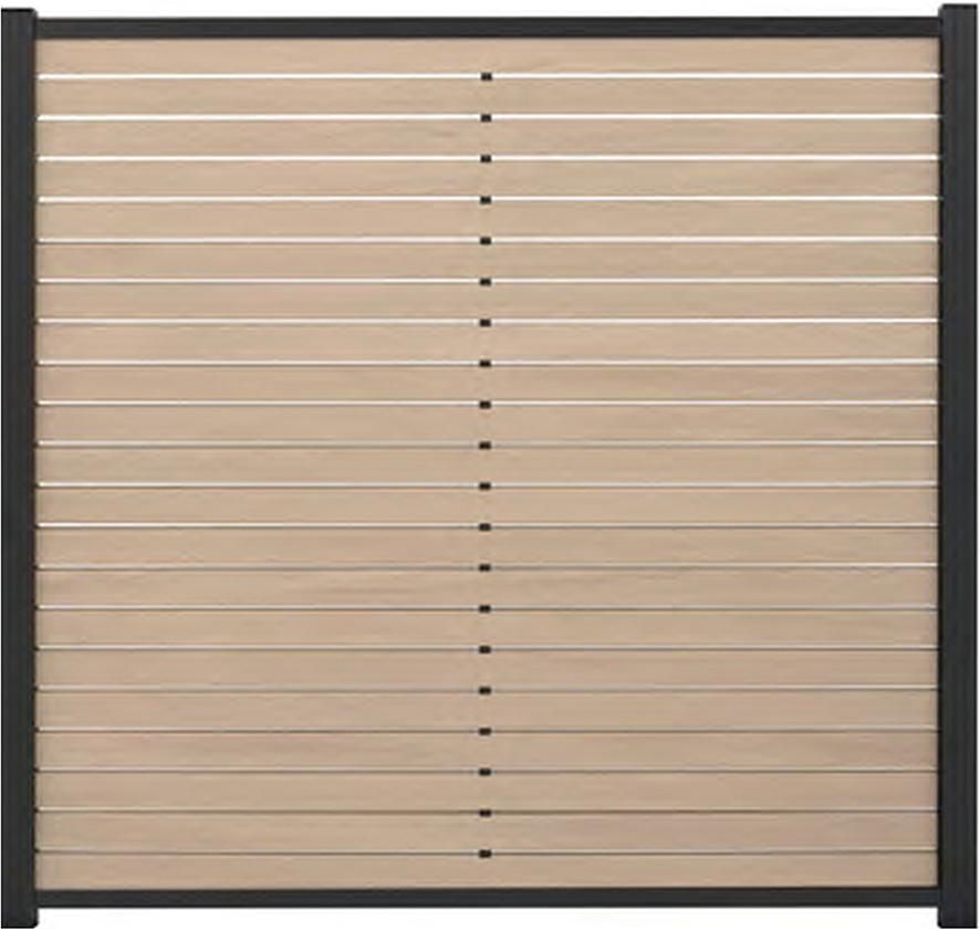 HANÖ-Serie SAND BPC-Rhombus-Steckzaun 20 x 75/68 x 1793 mm 20 x 75/68 x 1793 mm