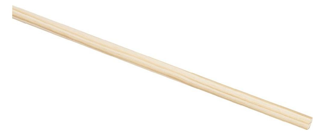 Holz-Besenstiel, Rundkopf
