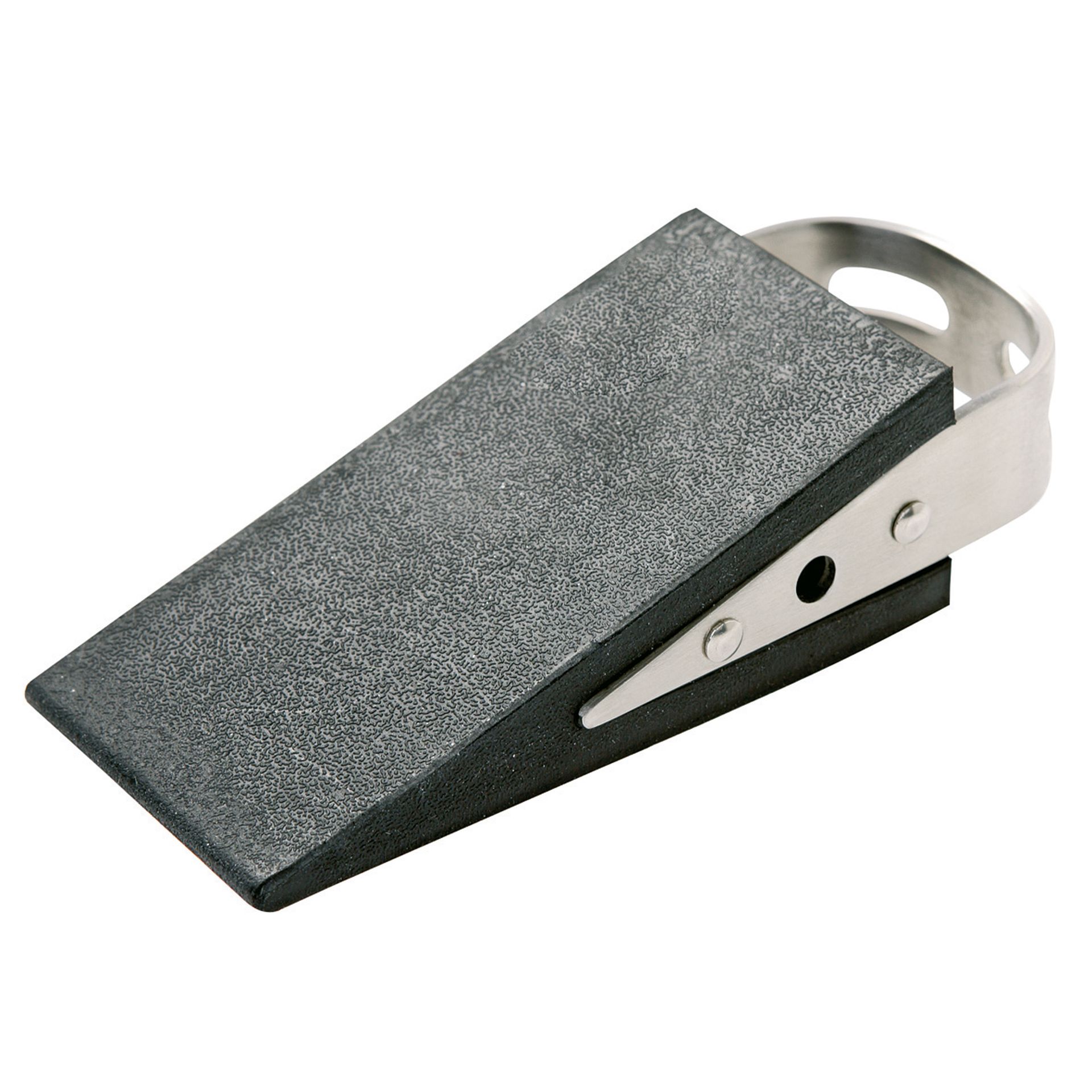Türkeil 125x50x30mm Gummi/Edelstahl schwarz