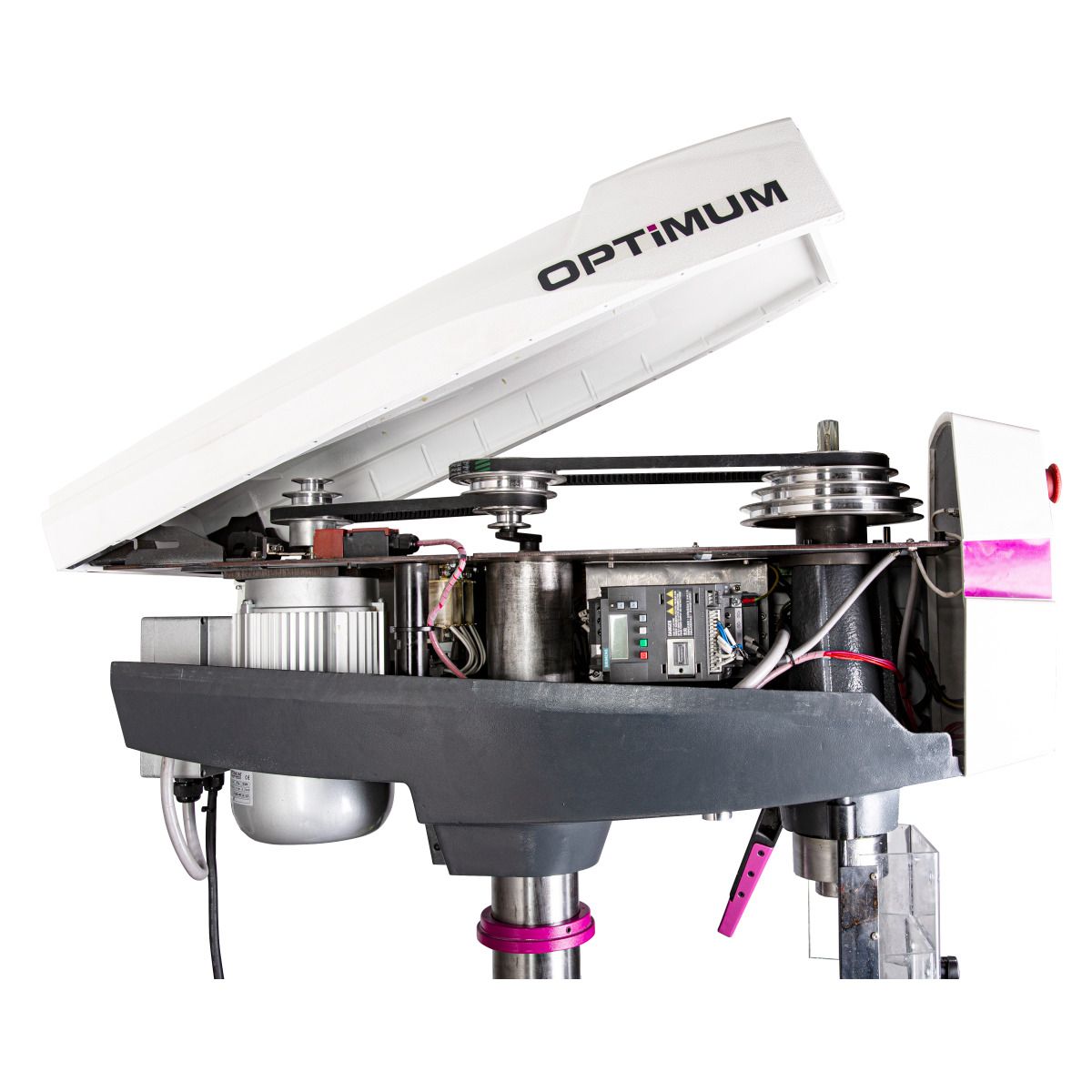 Säulenbohrmaschine Optimum OPTIdrill DP 26V-F Aktions-Set