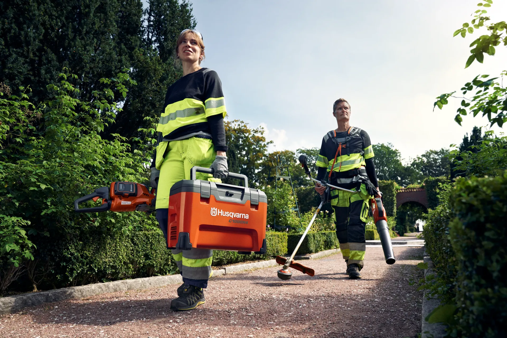 Husqvarna Akku-Ladekoffer C1000X4