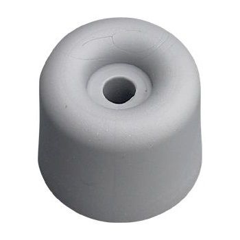 Gummipuffer mit Schraubloch, grau