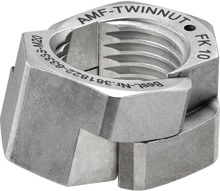 TWINNUT-Mutter ohne Bund 6333S-M20 AMF