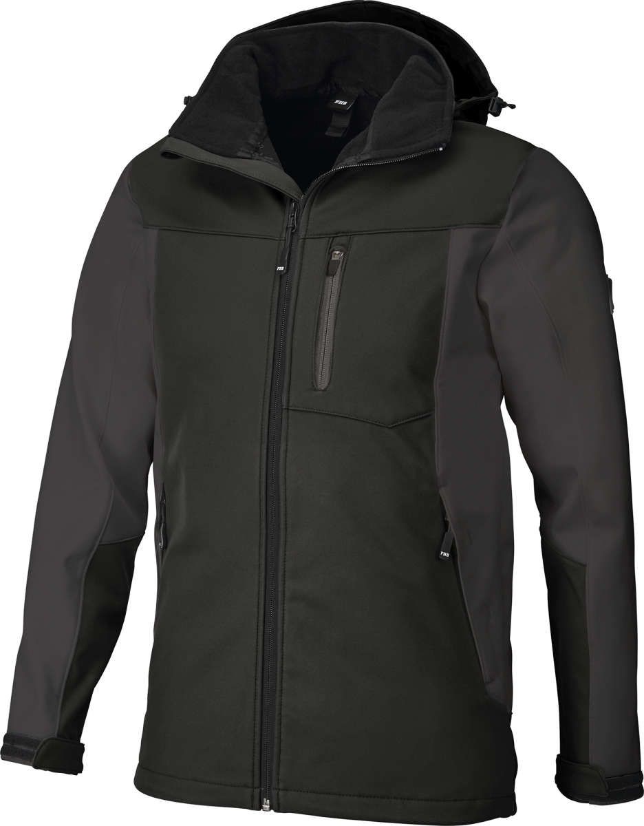 Softshelljacke Jannik, anthrazit-schwarz, Gr.2XL