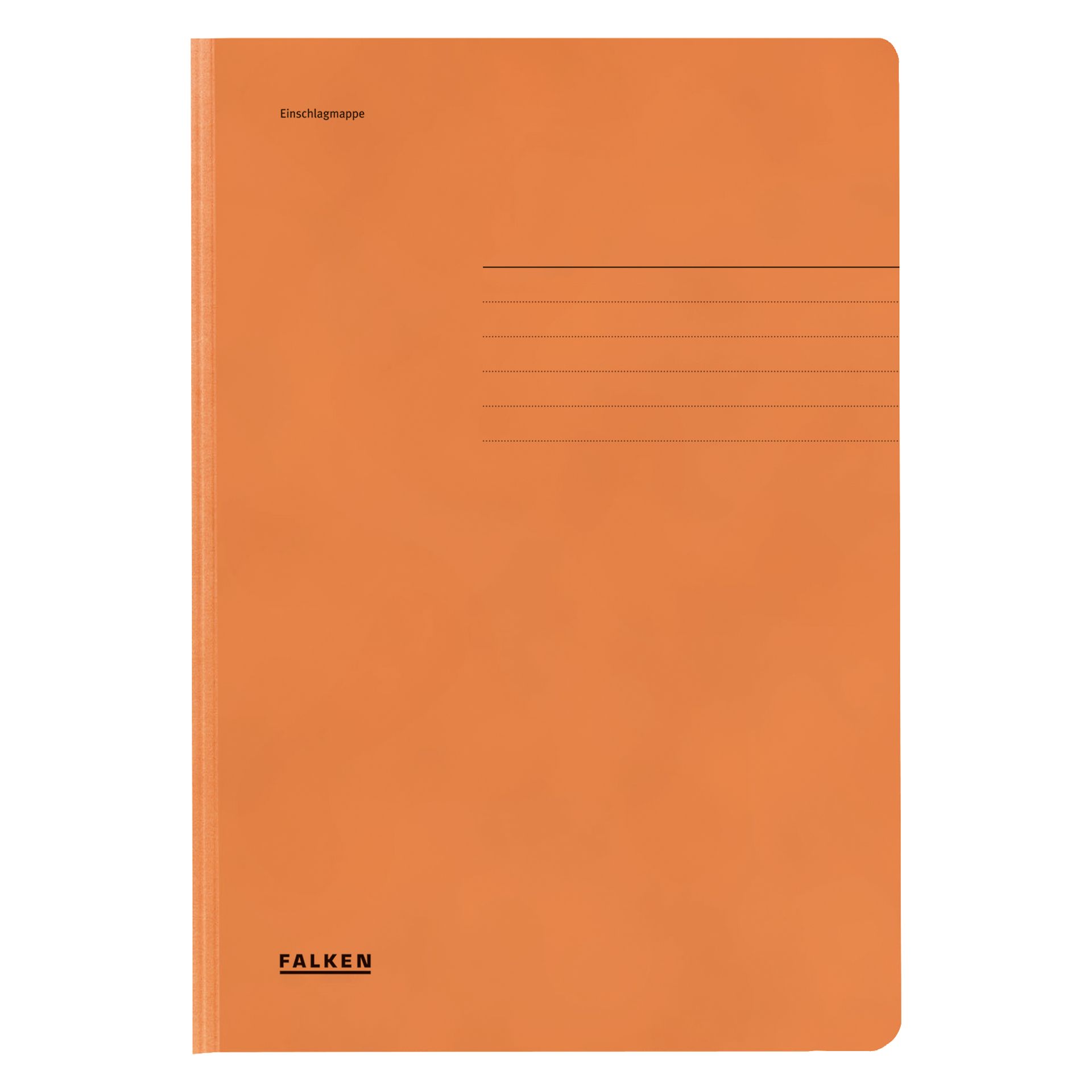 Jurismappe DIN A4 3 Klappen Karton orange