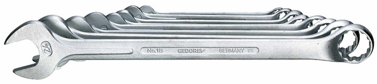 1 B-08 Ring-Maulschlüssel-Satz 8-teilig 10-24 mm