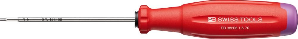 Schraubendreher Innensechskant 1,5x70mm SwissGrip EVO PB Swiss
