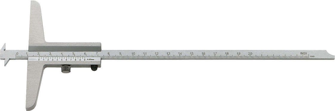 Breiten-+Tiefenmesser 200 mm 1/50 FORTIS