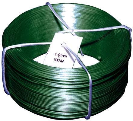 Drahtspinne PVC grün