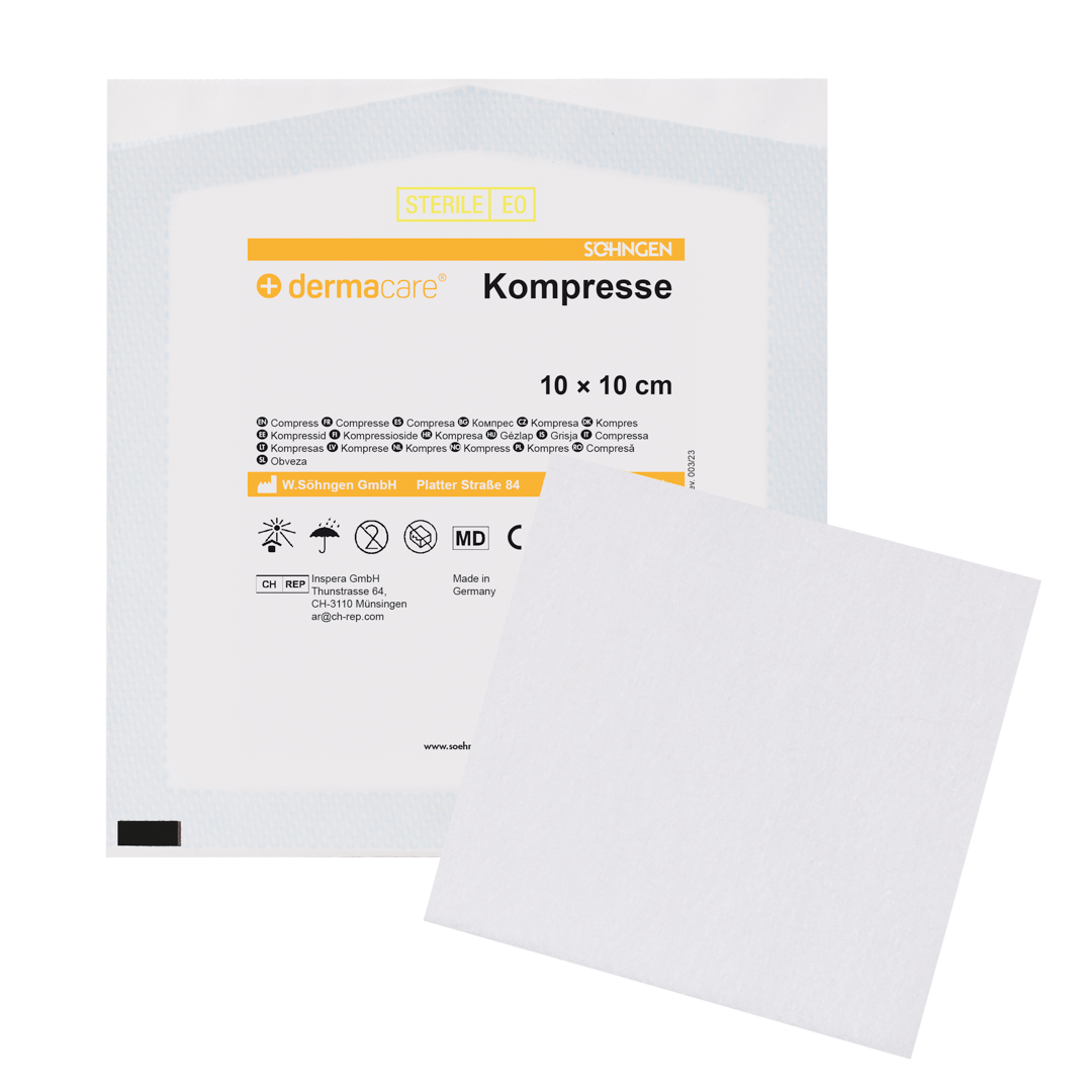 DermaCare® Kompresse einzeln 10 x 10 cm