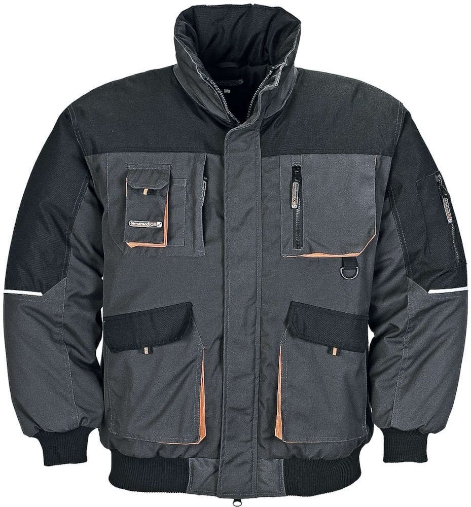 Pilotenjacke 4629, Gr. XXL, dunkelgrau terratrendJOB