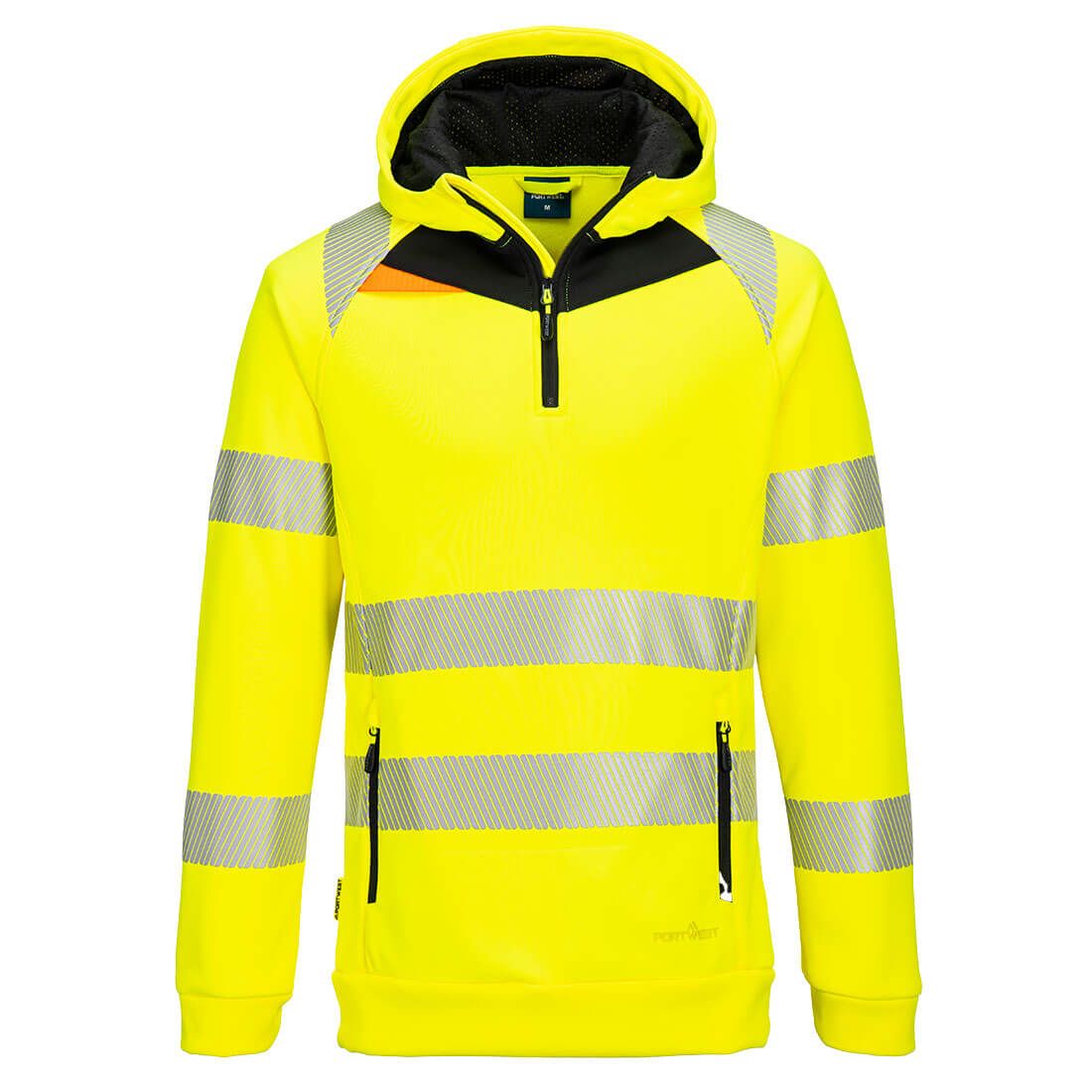 Portwest DX4 Warnschutz-Hoodie, Gelb, Gr. 3XL
