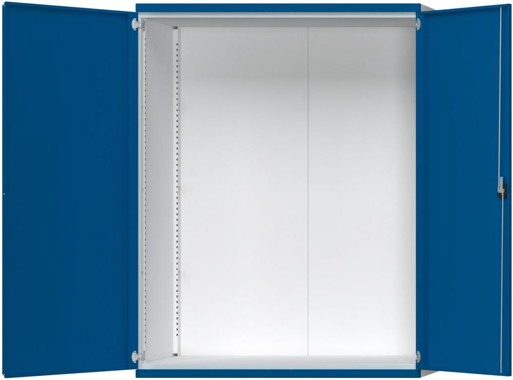 Schrankgehäuse B1485xT400xH1950mm RAL7035/5010 o.MittelwandSchwerlastschrank
