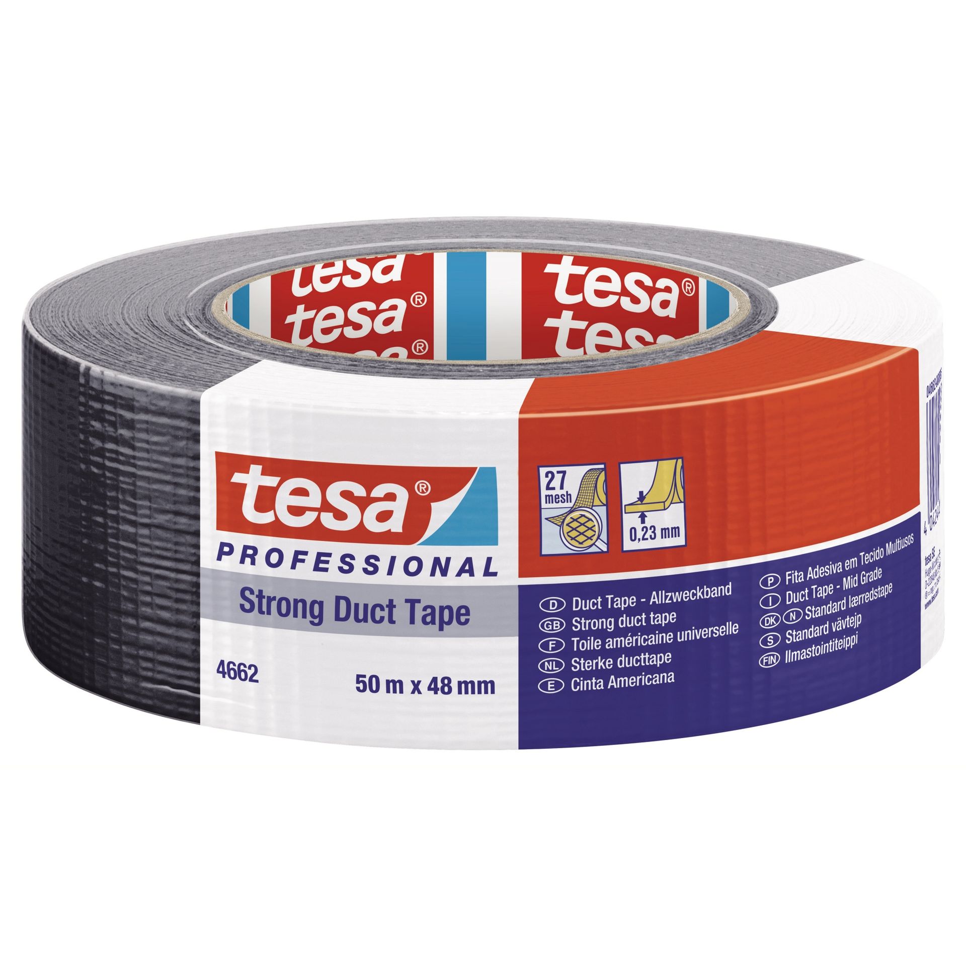 Gewebeband 48mmx50m schwarz
