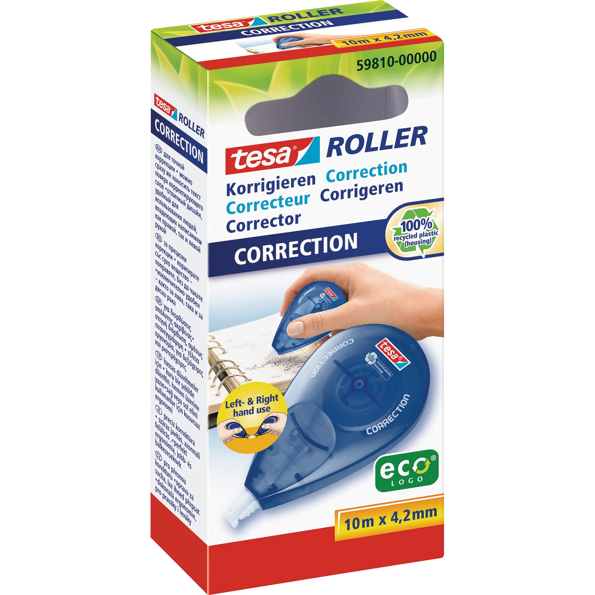 Korrekturroller Left&Right 4,2mmx10m Einweg