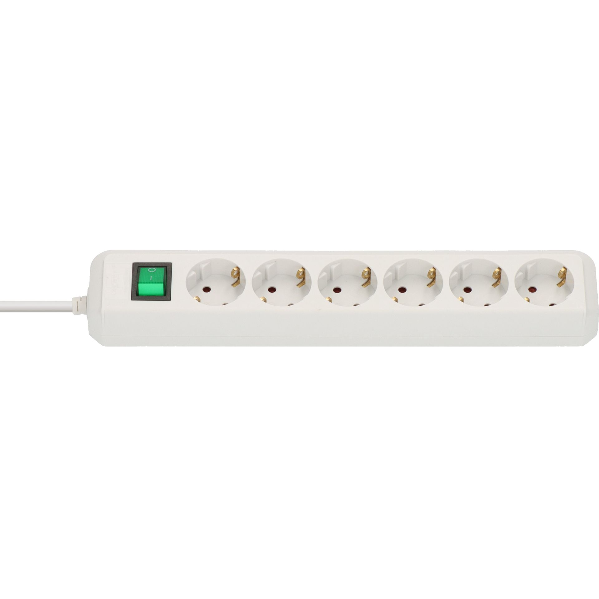 Steckdosenleiste Eco-Line 6f. Schalter ws