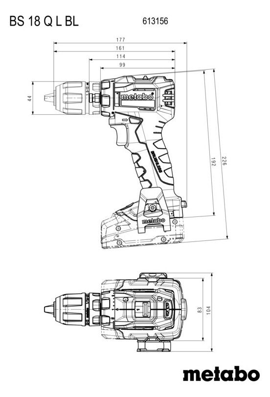 METABO Akku-Bohrschrauber