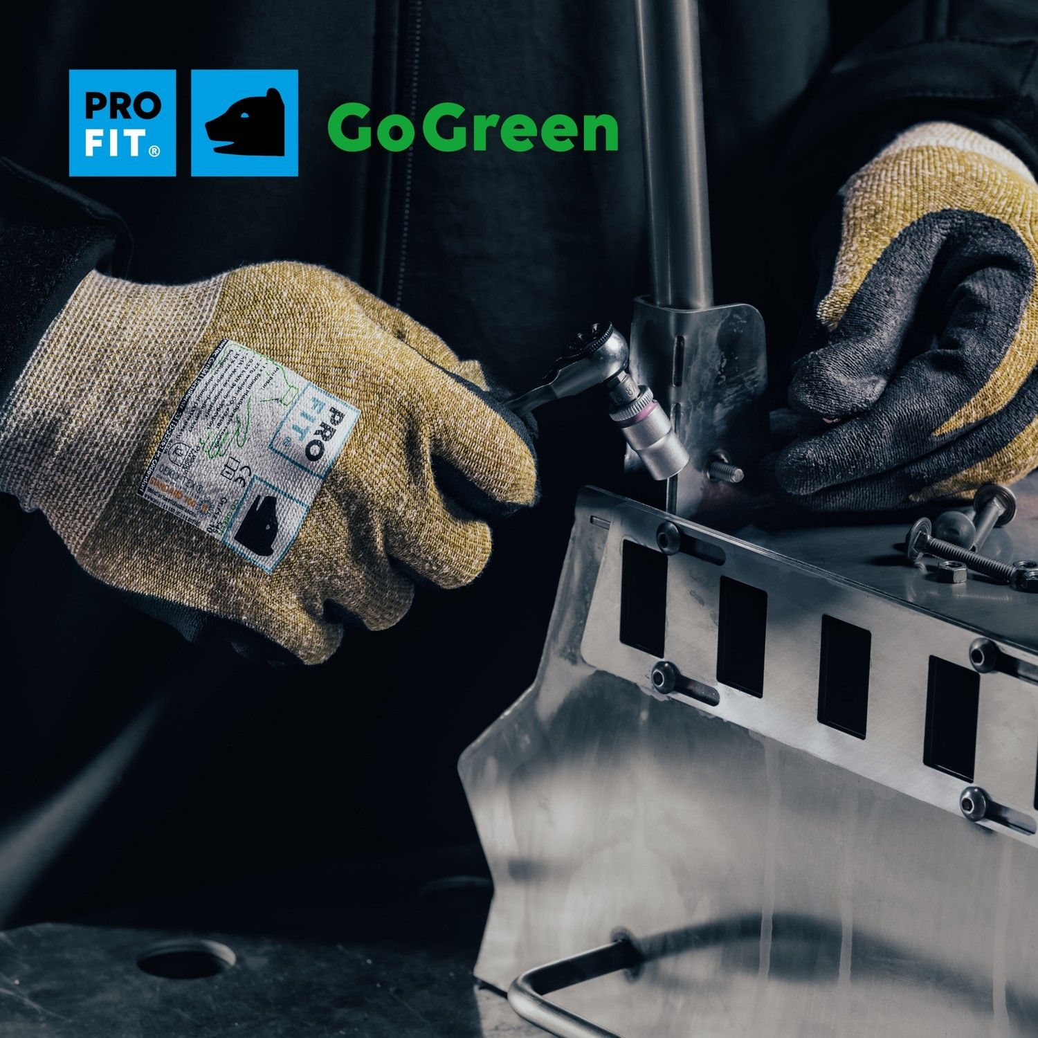 Nitril Handschuhe "Go Green",Nitrilschaum, recycelter Liner 7