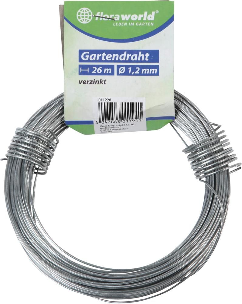 Gartendraht Classic Ø 1,2mm L= 26m verzinkt