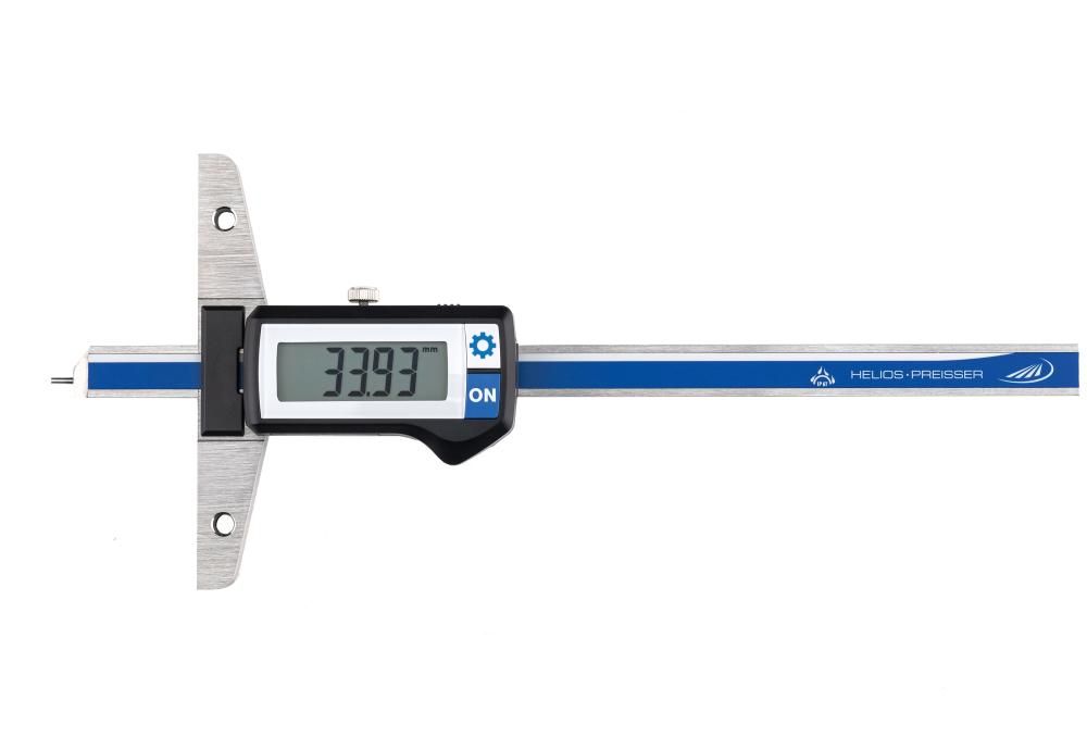 Digi. Tiefenmessschieber 300 mm Bückenlänge 150 mmIP67 INOX 0,01 mm HP