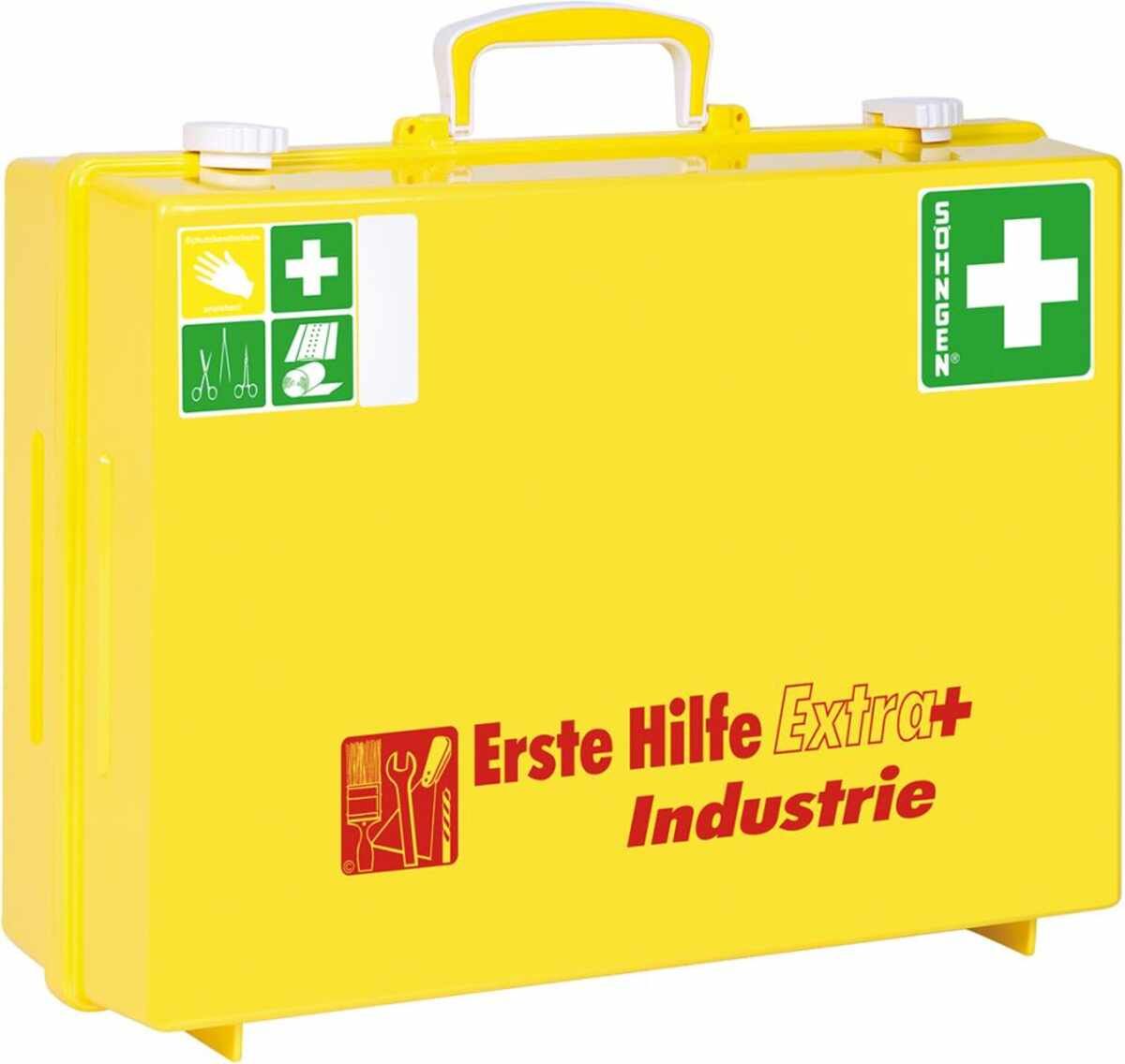 Erste-Hilfe-Koffer Extra+Industrie, DIN 13157,gelb