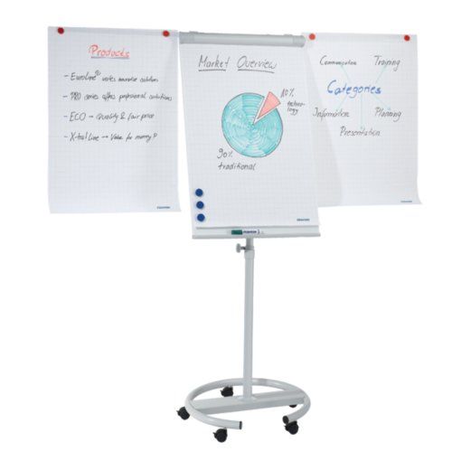 Flipchart Mobil Plus silber