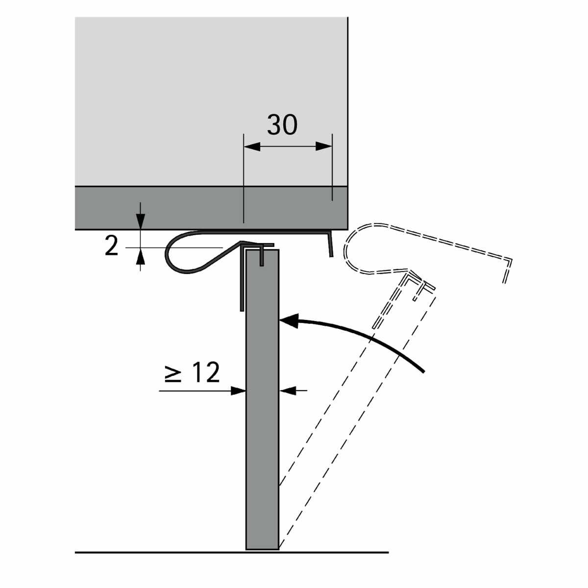 Turboclip-Blendenhalter- Frontblende