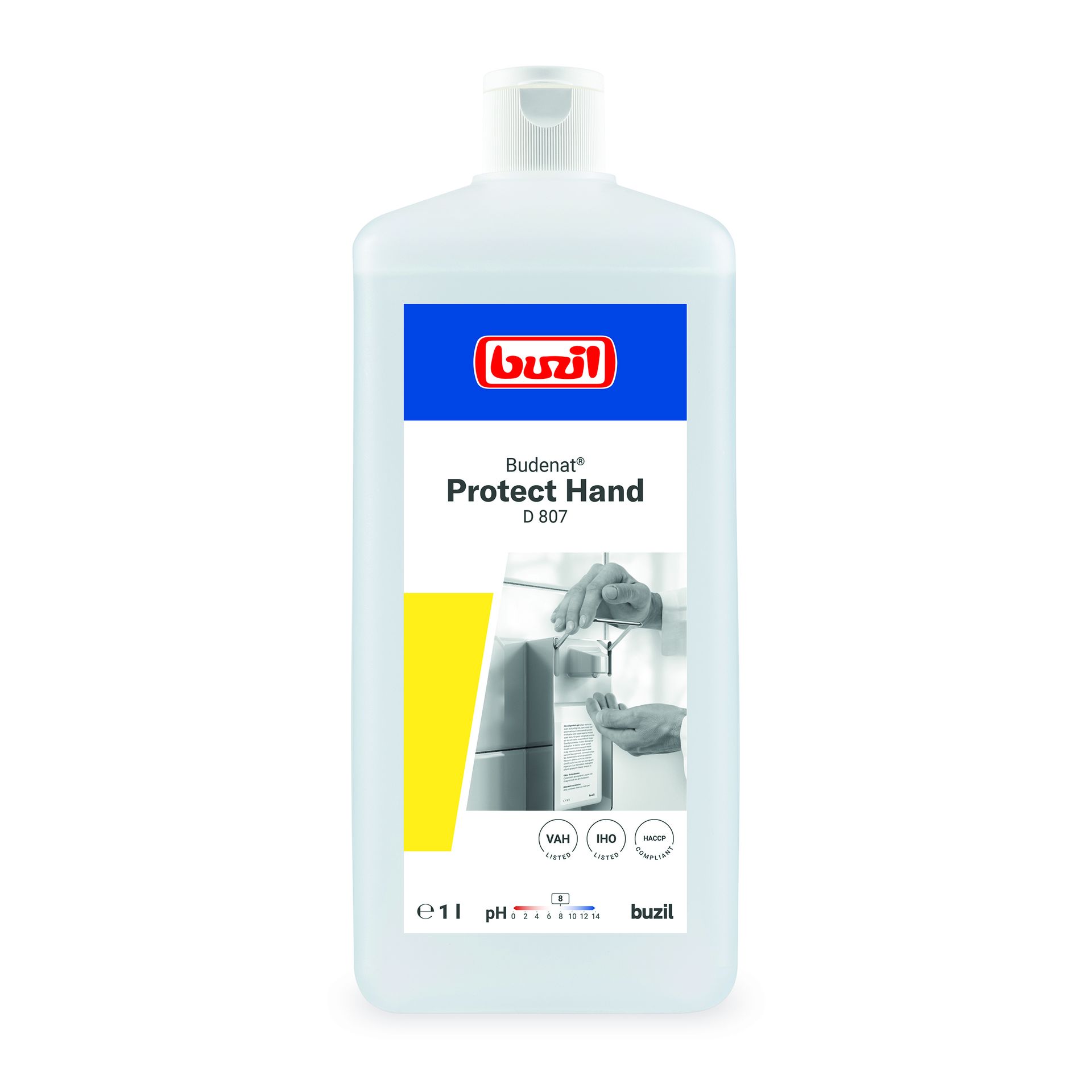 Budenat® Protect Hand,Gebrauchsfertiges, alkoholisches Händedesinfektionsmittel