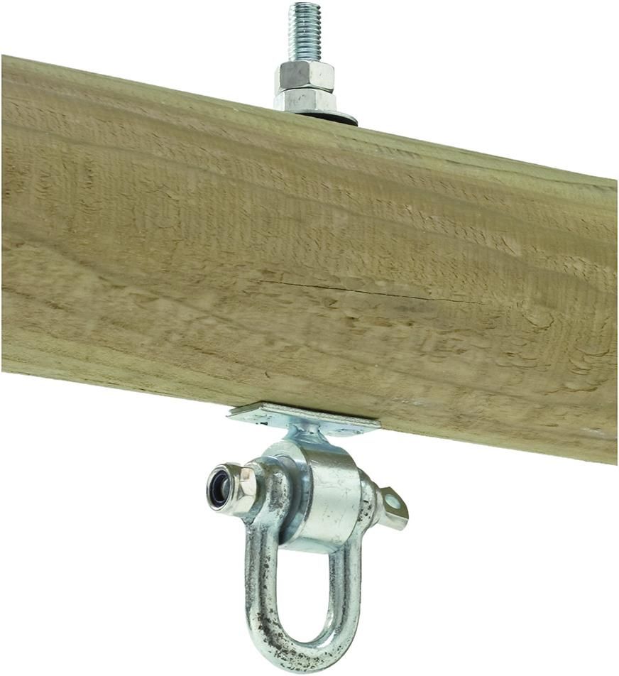 Schaukelhaken bis 12 cm mit Gewindestange